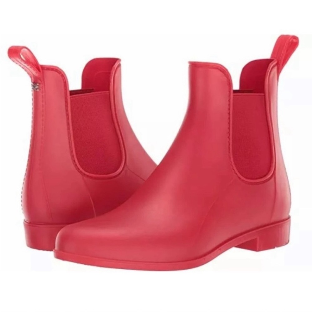 Sam Edelman Tinsley Red Ankle Rain Boots